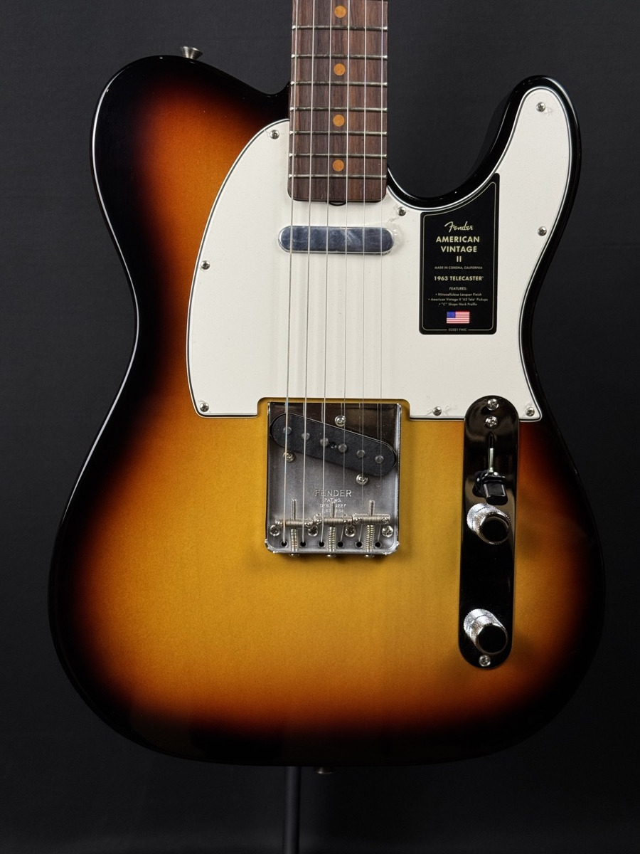Fender Fender American Vintage II '63 Telecaster, Rosewood, 3 Tone Sunburst - B-STOCK - Guitars