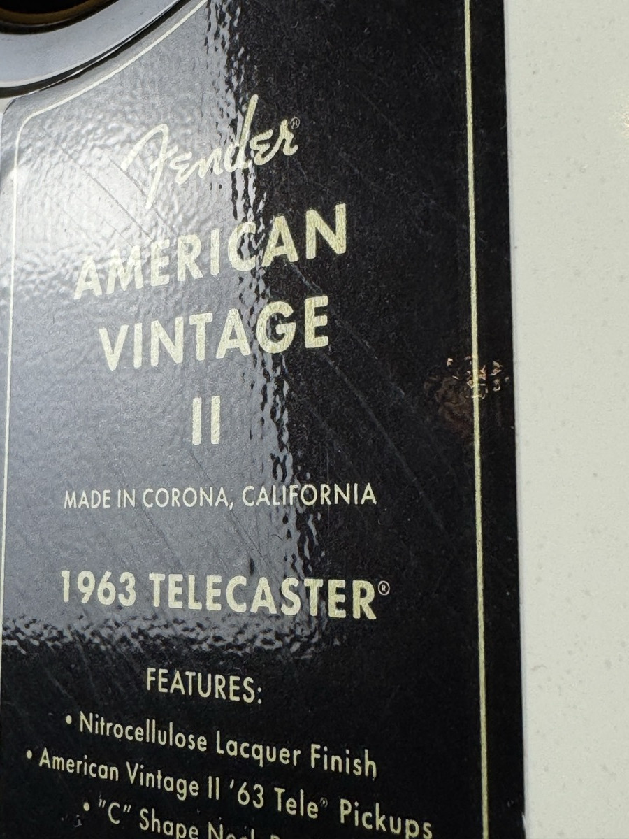 Fender Fender American Vintage II '63 Telecaster, Rosewood, 3 Tone Sunburst - B-STOCK - Guitars