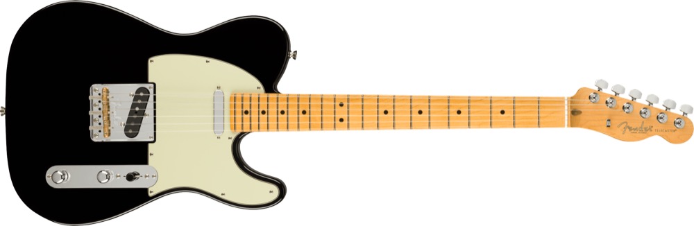 Fender American Pro II Tele With Maple In Black