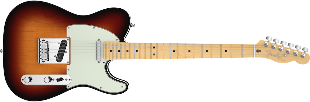 Fender Fender American Deluxe Telecaster Maple Neck 3 Tone Sunburst - Guitars
