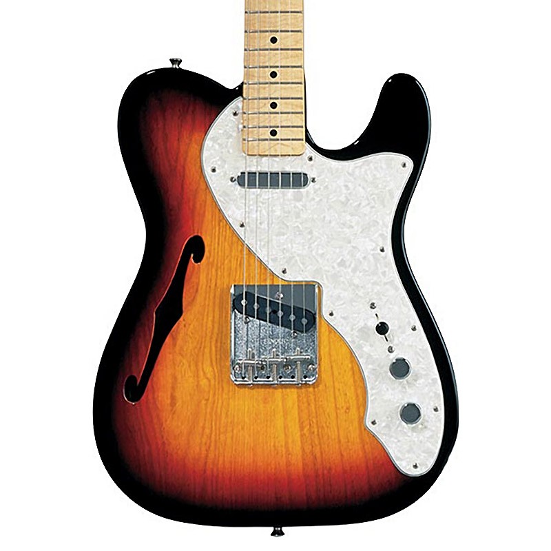 Fender Classic Series '69 Telecaster Thinline 3 Tone Sunburst