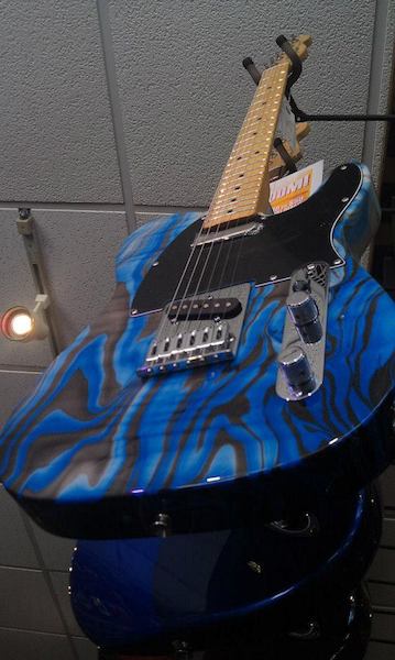 Fender Fender Standard Telecaster Swirl With Maple Fingerboard - Guitars