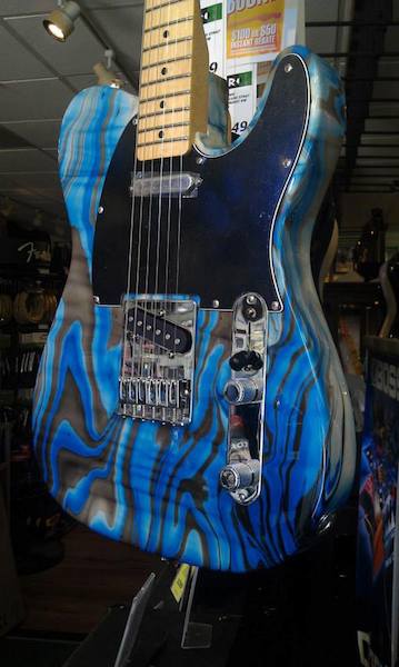 Fender Fender Standard Telecaster Swirl With Maple Fingerboard - Guitars