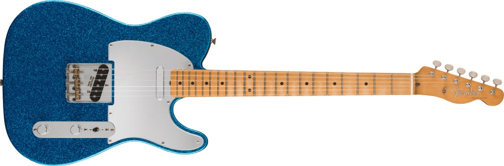 Fender J Mascis Tele In Bottle Rocket Blue Flake