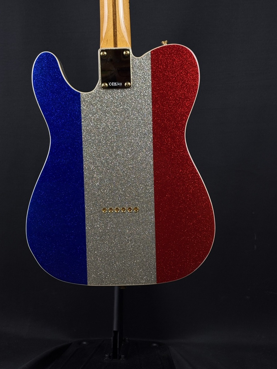 Fender Fender Buck Owens Telecaster -  Red, Silver And Blue Sparkle - Guitars