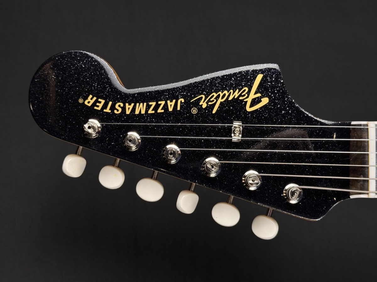 Fender Fender Limited Edition Gold Foil Jazzmaster In Black Sparkle - Guitars