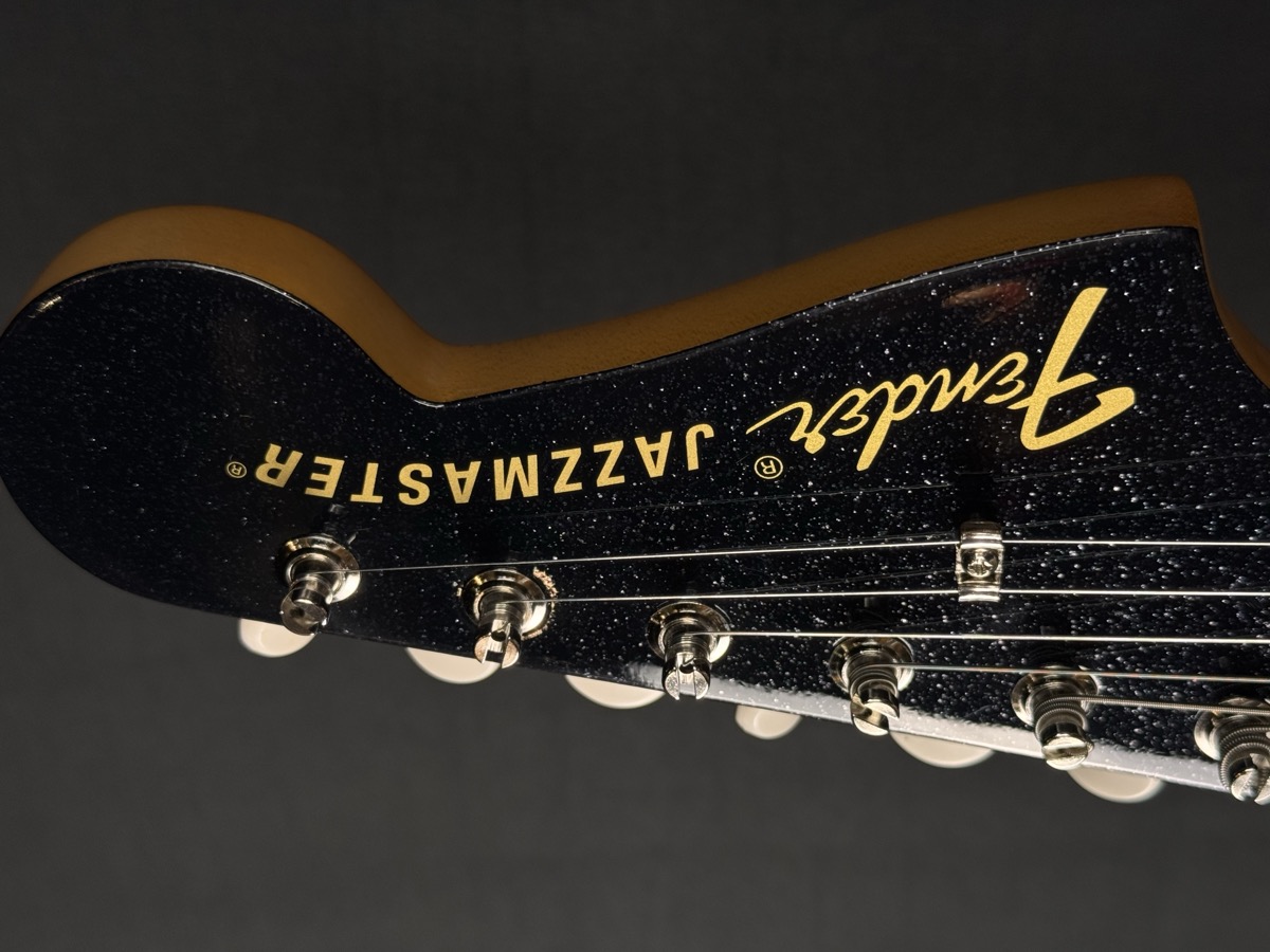 Fender Fender Limited Edition Gold Foil Jazzmaster In Black Sparkle - Guitars
