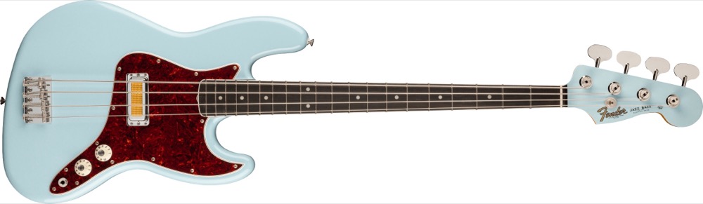 Fender Gold Foil Jazz Bass In Sonic Blue w/Bag