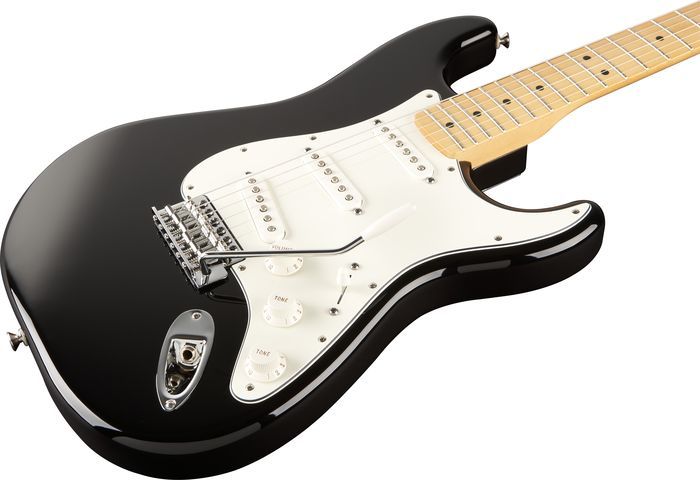 Fender Fender Standard Stratocaster Maple Neck,  Black - Guitars