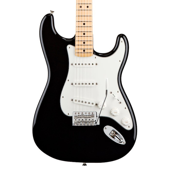 Fender Fender Standard Stratocaster Maple Neck,  Black - Guitars