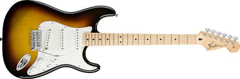 Fender Fender Standard Stratocaster Maple Neck, Brown Sunburst - Guitars