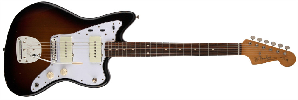 Fender Fender Road Worn 60's Jazzmaster In 3 Tone Sunburst With Gigbag - Guitars