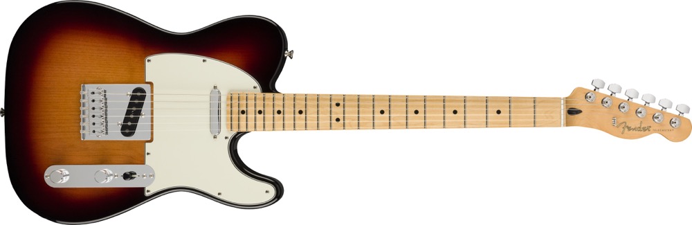 Fender Player Tele Maple Neck in 3 Tone Sunburst