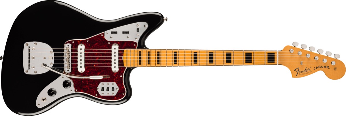 Fender Vintera II 70's Jaguar Maple Neck In Black