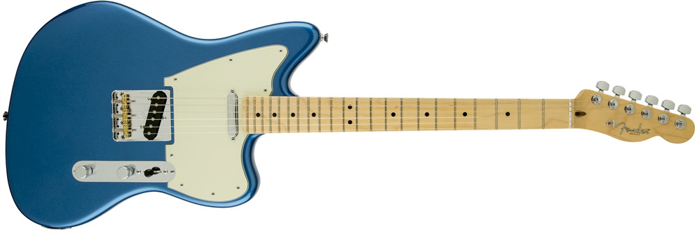 Fender Fender Ltd Edition American Offset Tele In Lake Placid Blue With Maple Board - Guitars