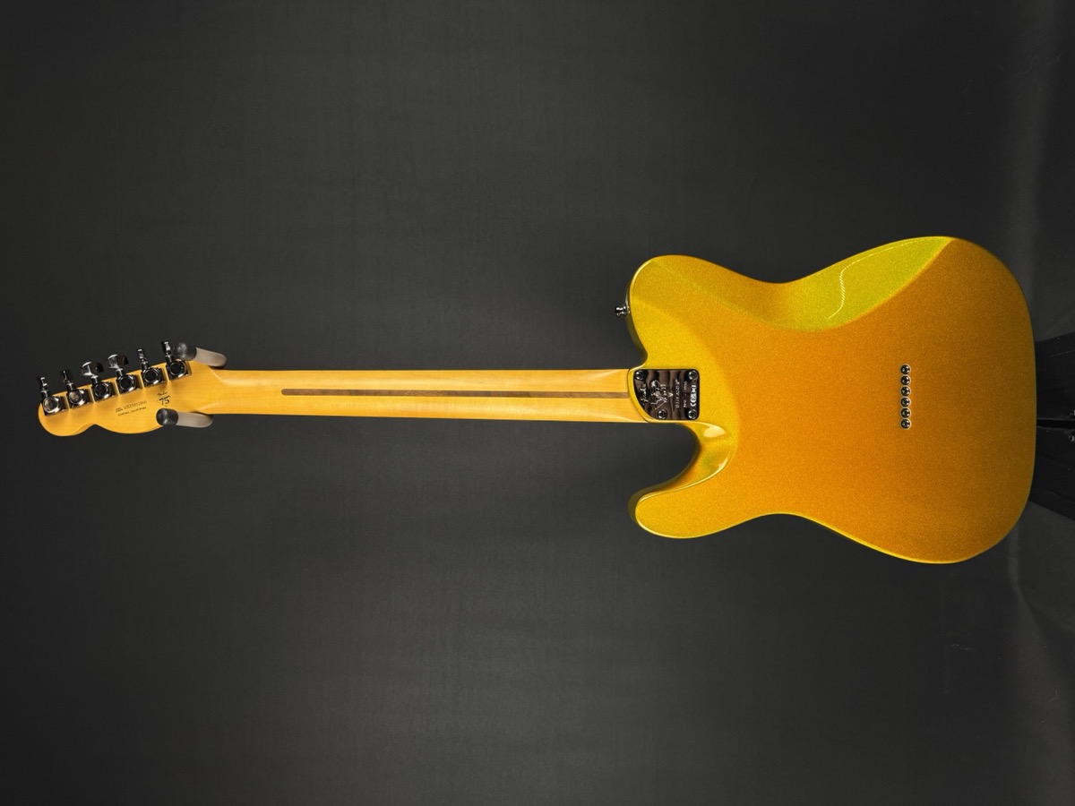 Fender Fender 75th Anniversary American Ultra II Telecaster, Ebony - Liquid Gold - Guitars