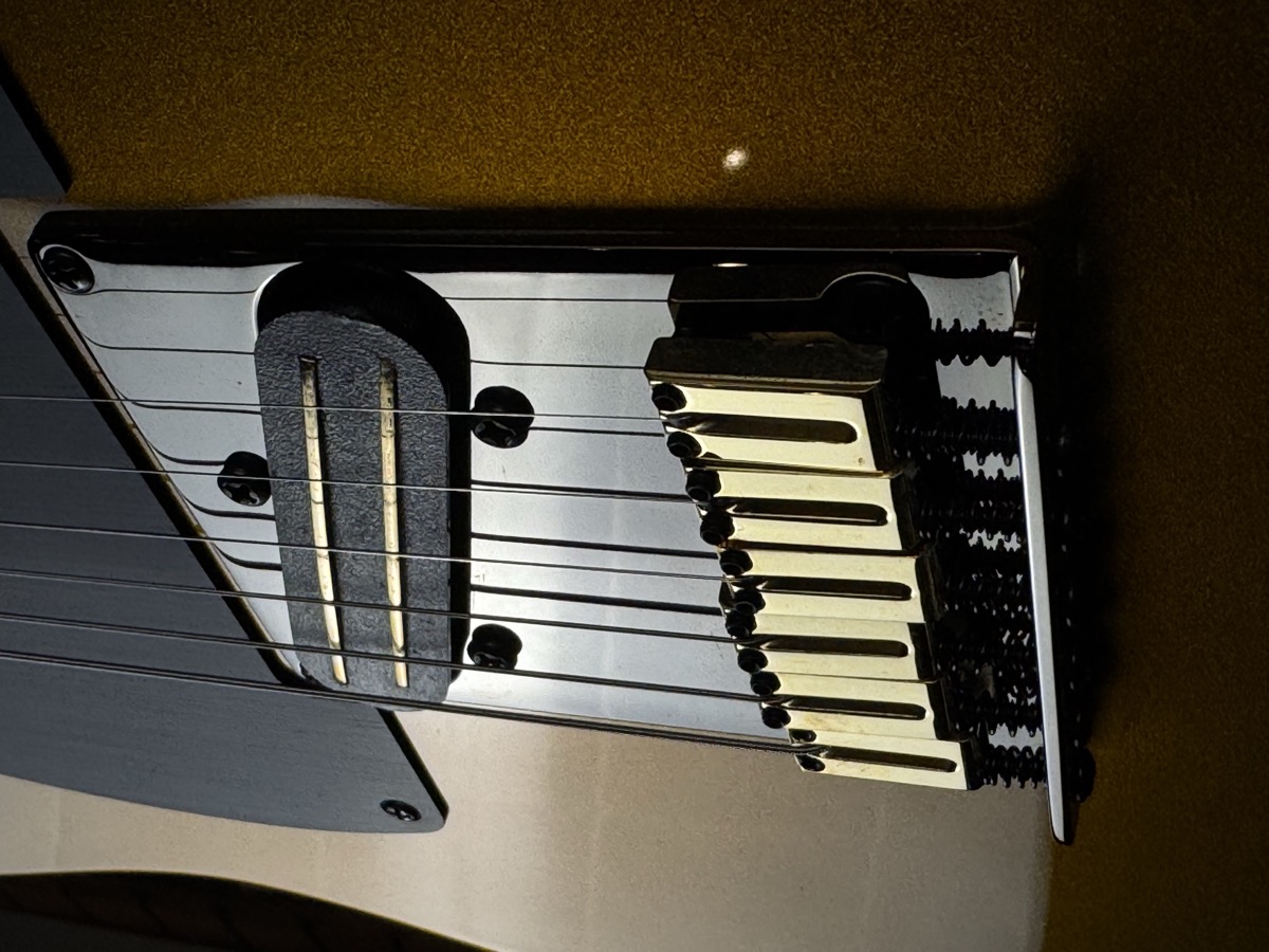 Fender Fender 75th Anniversary American Ultra II Telecaster, Ebony - Liquid Gold - Guitars