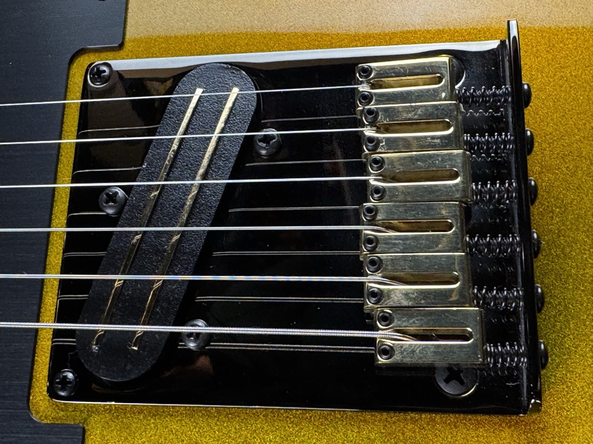 Fender Fender 75th Anniversary American Ultra II Telecaster, Ebony - Liquid Gold - Guitars