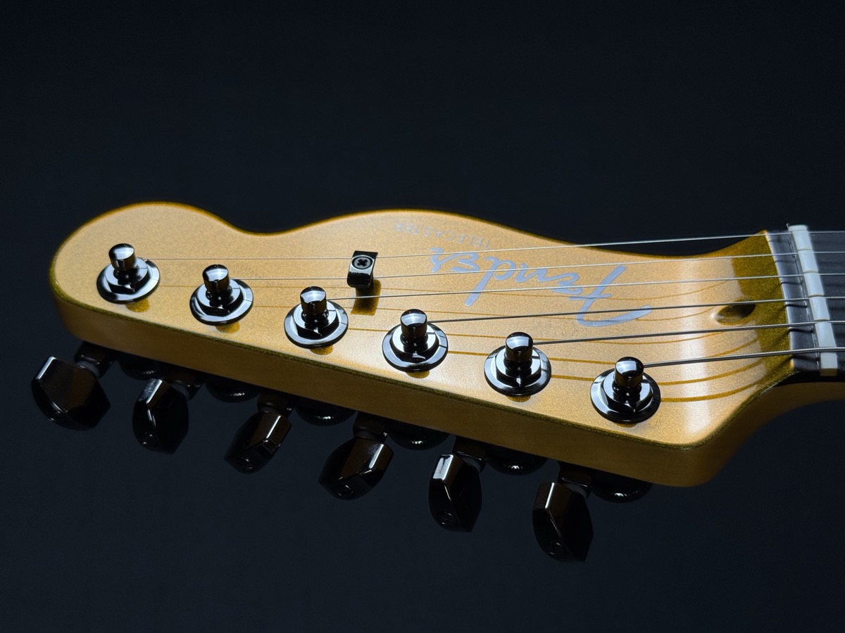 Fender Fender 75th Anniversary American Ultra II Telecaster, Ebony - Liquid Gold - Guitars