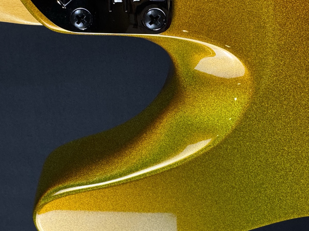 Fender Fender 75th Anniversary American Ultra II Telecaster, Ebony - Liquid Gold - Guitars