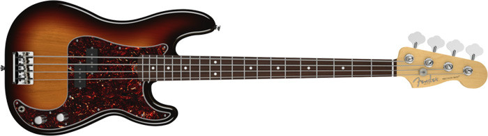 Fender Fender American Standard Precision Bass Rosewood In 3 Tone Sunburst - Basses