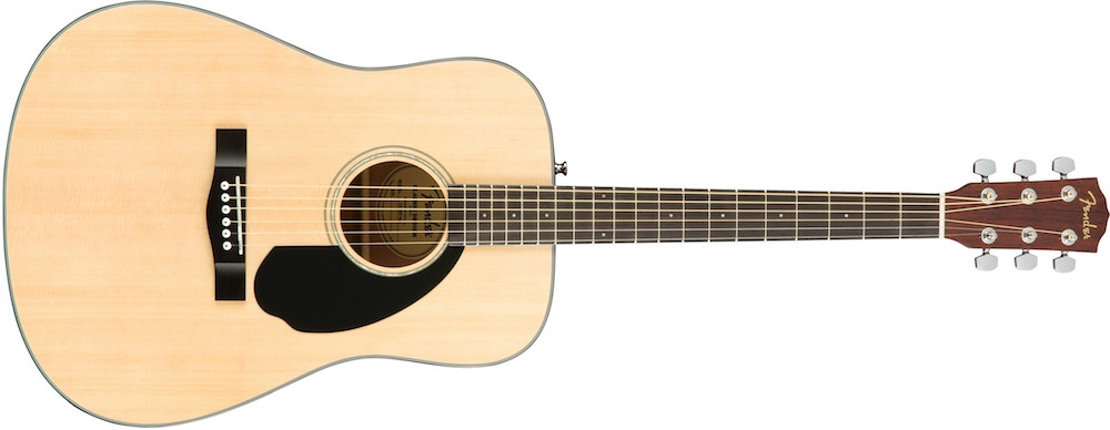 Fender Fender CD-60S Solid Top Dreadnought Acoustic In Natural - Guitars