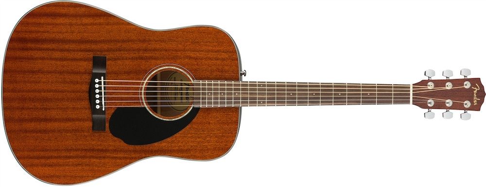 Fender Fender CD-60S Solid Top Dreadnought Acoustic All Mahogany - Guitars
