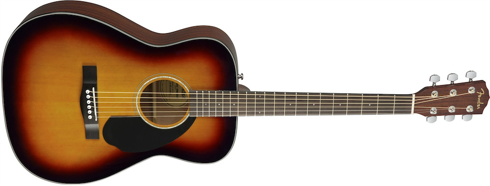 Fender Fender CC-60S Solid Top Concert Acoustic In 3 Tone Sunburst - Guitars