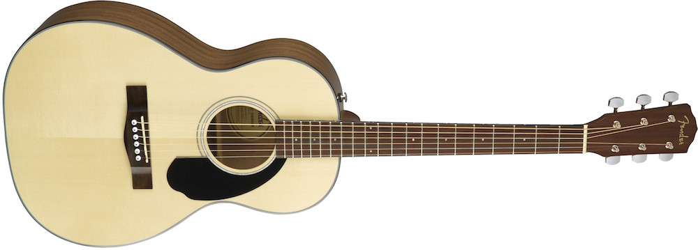 Fender Fender CP-60S Solid Top Parlor Acoustic In Natural - Guitars