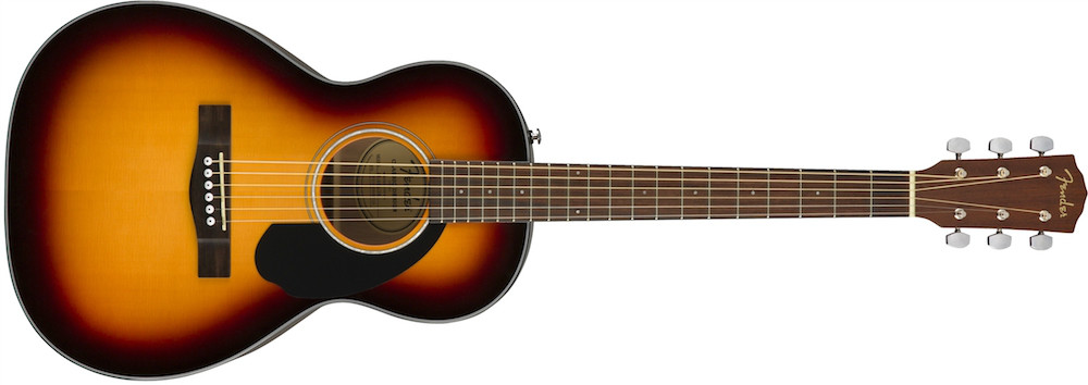 Fender Fender CP-60S 3TS Solid Top Parlor Acoustic In 3 Tone Sunbrust - Guitars