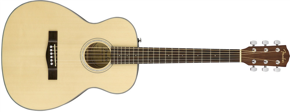 Fender Fender CT-60S NAT Solid Top Travel Acoustic in Natural - Guitars