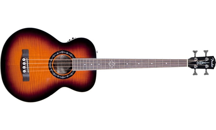 Fender Fender Acoustic T-Bucket Bass Ac/El Three Tone Sunburst RW Neck - Basses