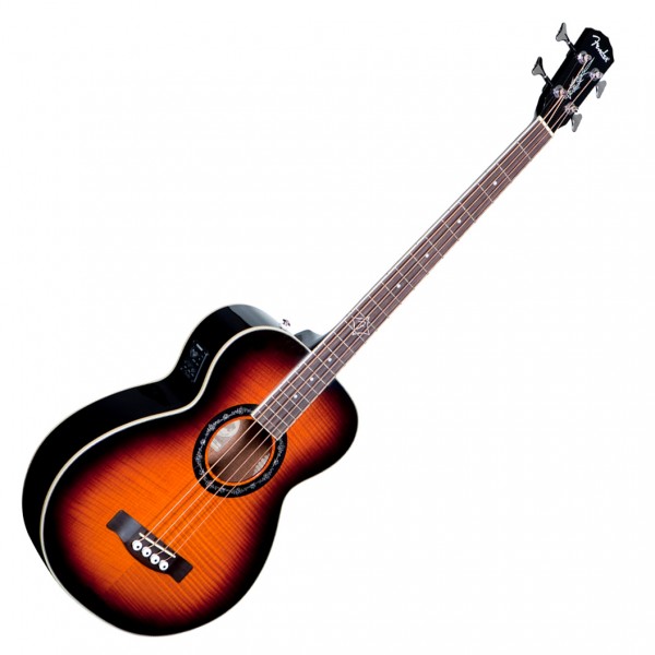 Fender Fender Acoustic T-Bucket Bass Ac/El Three Tone Sunburst RW Neck - Basses