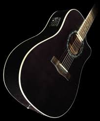 Fender Fender Acoustic T-Bucket 300-CE Trans Black Flame v2 - Guitars