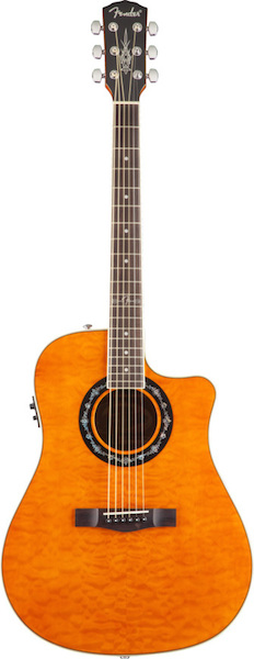 Fender Fender Acoustic T-Bucket 300-CE Amber Quilt v2 - Guitars