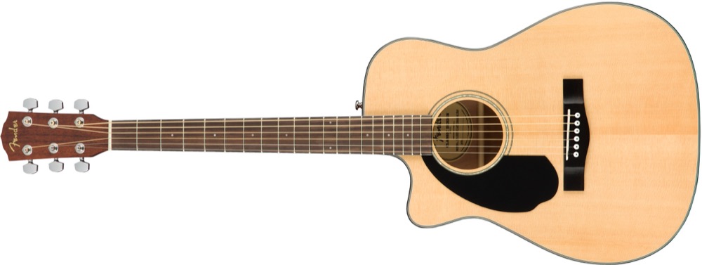 Fender CC-60SCE Solid Top Concert Acoustic  …