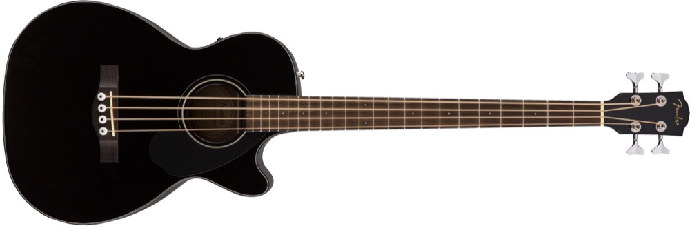 Fender CB-60SCE Solid Top Acoustic Bass In Black