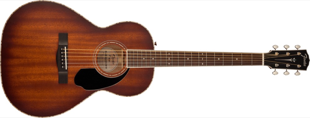 Fender PS-220E All Solid Parlor Acoustic In  …