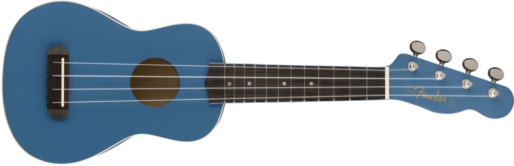 Fender Fender Venice Soprano Ukulele - Lake Placid Blue - Ukuleles