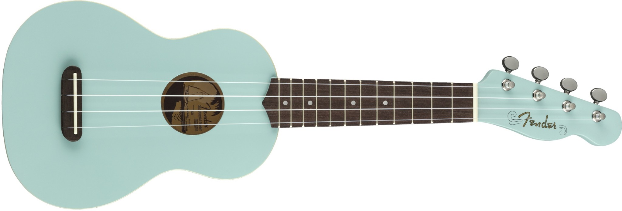 Fender Fender Venice Soprano Ukulele - Daphne Blue - Ukuleles