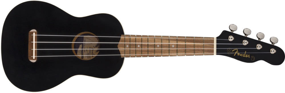 Fender Venice Soprano Ukulele - Black