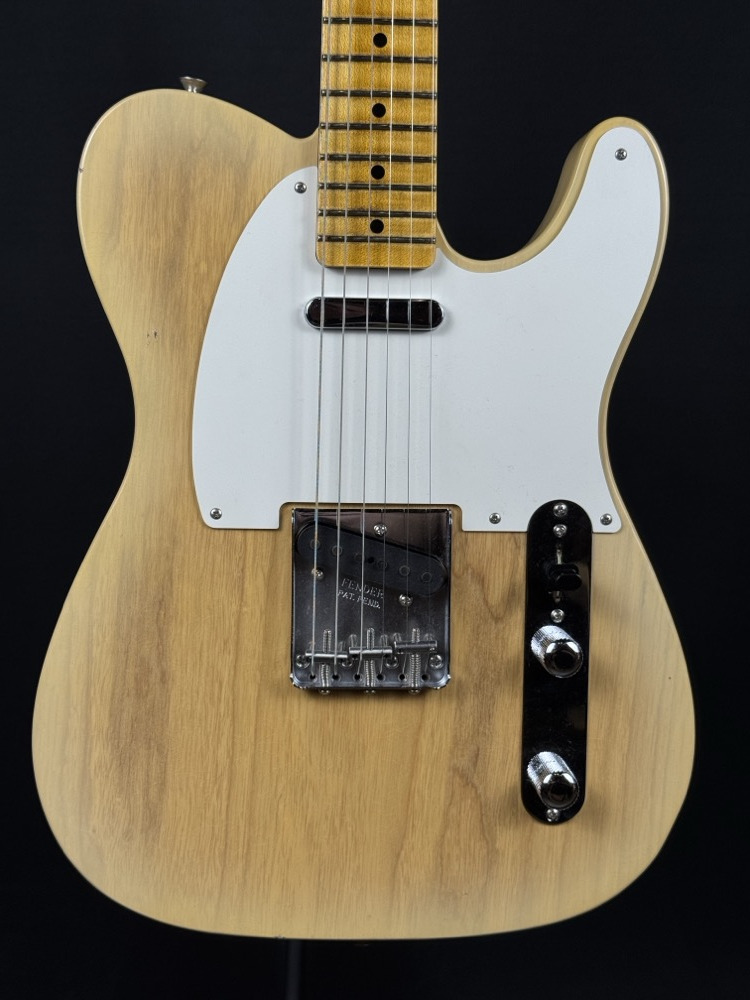 Fender Custom Shop Fender Custom Shop 1955 Tele Journeyman Relic Super Aged Natural Blonde - Guitars