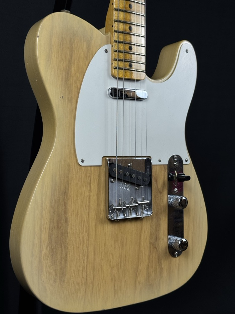 Fender Custom Shop Fender Custom Shop 1955 Tele Journeyman Relic Super Aged Natural Blonde - Guitars