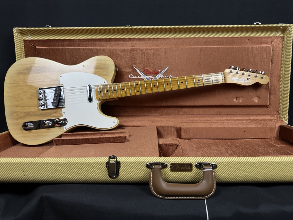 Fender Custom Shop Fender Custom Shop 1955 Tele Journeyman Relic Super Aged Natural Blonde - Guitars