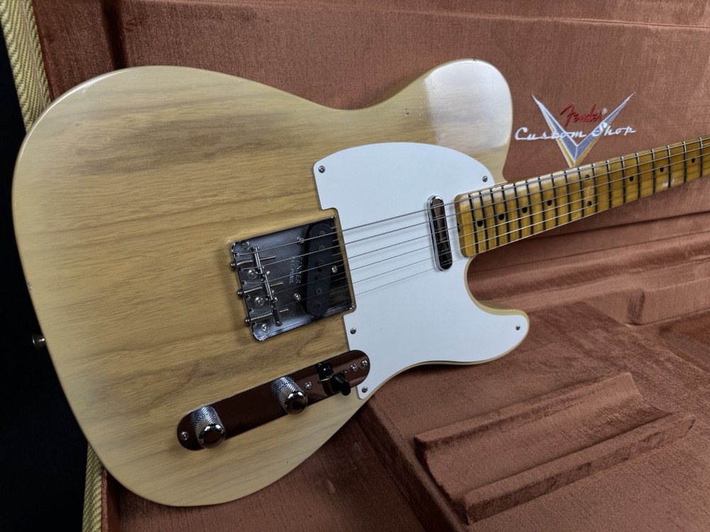Fender Custom Shop Fender Custom Shop 1955 Tele Journeyman Relic Super Aged Natural Blonde - Guitars