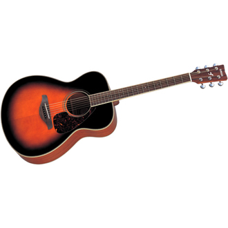 Yamaha Yamaha FS720S Folk Size Solid Top Acoustic, Tobacco Brown Sunburst - Guitars