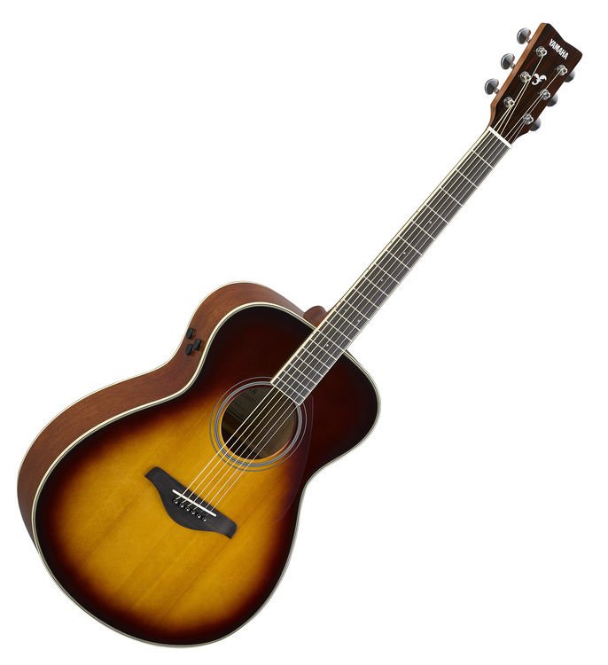 Yamaha Yamaha FSTA TransAcoustic Folk Guitar In Brown Sunburst - Guitars