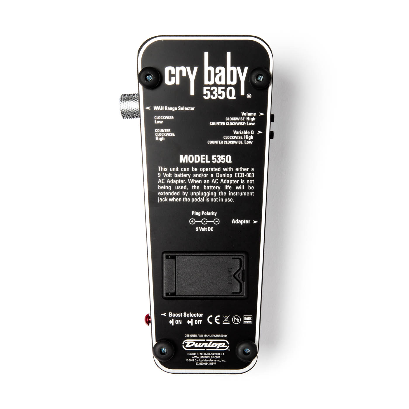 Dunlop Jim Dunlop 535Q Crybaby w/Q Control - Effects