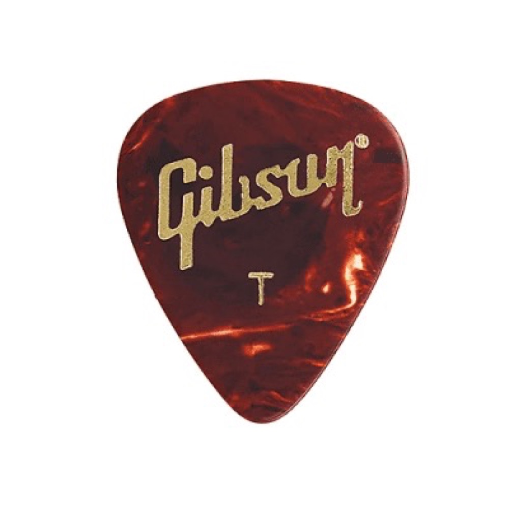 Gibson Pick Pack 12 Celluloid Tortoise Thin -  …