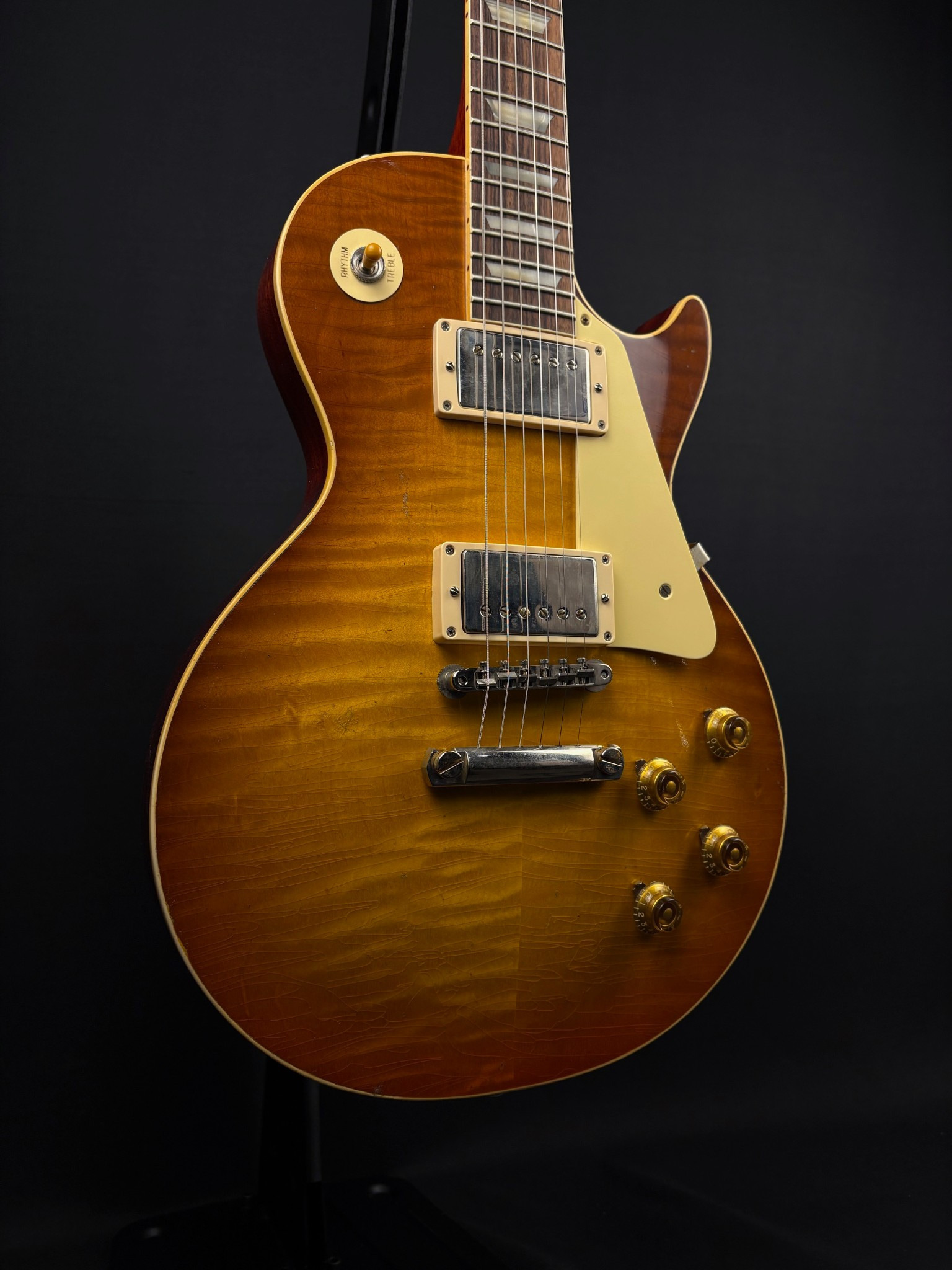 Gibson Custom Shop Gibson Murphy Lab Aged Custom Shop 1959 Les Paul Light Aged Royal Teaburst - Guitars